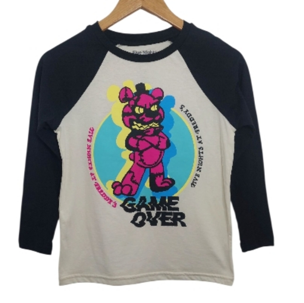 Five Nights At Freddy's Boy's Size Small 8 Shirt Top Tee Graphic Print Ragland